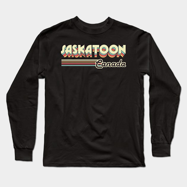 Saskatoon Canada Long Sleeve T-Shirt by SerenityByAlex